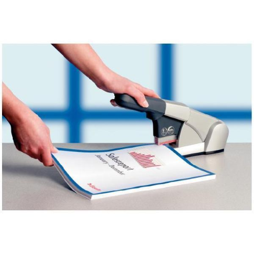 LEITZ 5551 CUCITRICE DA TAVOLO HEAVY DUTY CAPACITA SI CUCITURA 80 FOGLI 210 PUNTI NR K6/K10/K12 ARGENTO